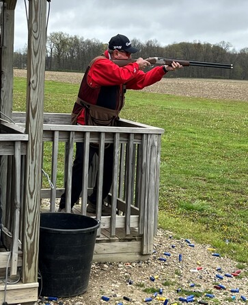 MCAO 2024 Clay Shoot - Roger Shooting 